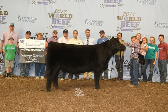 2017 JUNIOR SHOW SUPREME RESERVE CHAMPION HEIFER